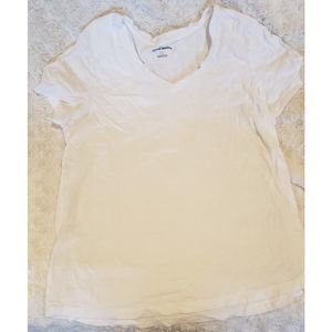 Plain white tee